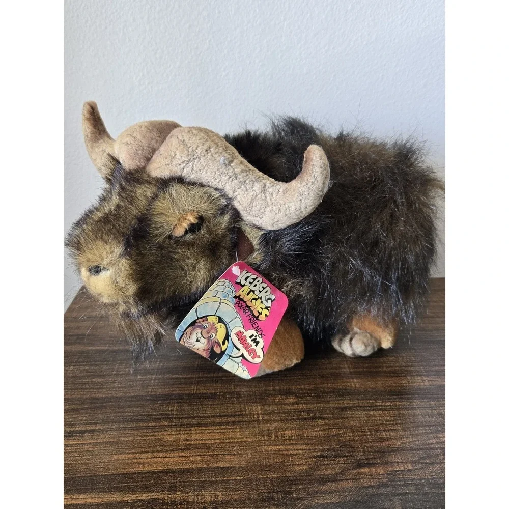 Vintage Iceberg Toys Manley Musk Ox Plush Polar Friends 11
